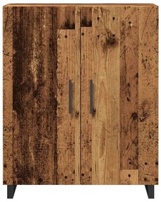 antik fa színű szerelt fa tálalószekrény 69,5 x 34 x 90 cm