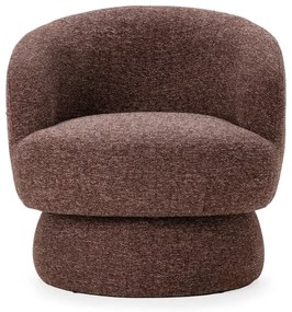 Lila-barna forgó fotel Dali – MOME