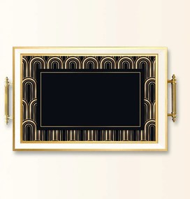 Üveg tálca, 38×24 cm – TPB9913