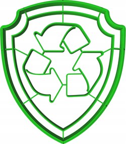 Sütemény lyukasztó bélyegzővel Nagy mese Mancs Őrjárat Rocky kitűző 10cm