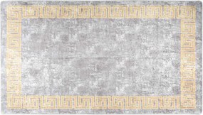 vidaXL szürke csúszásmentes mosható szőnyeg 190 x 300 cm