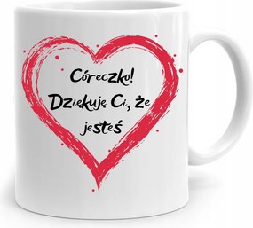 Bögre Ajándék Lányomnak Köszönöm, Hogy Fényképes Nyomtatással Vagy