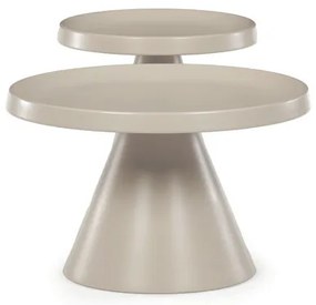 Dohányzóasztal 69×69×44 cm, Fém, Cashmere Szín. CT-F4112 CSM