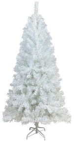 Natura HF-150 karácsonyfa fehér műfenyő fém talppal 150 cm