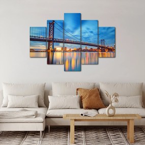 Kép - Benjamin Franklin híd, Philadelphia (150x105 cm)