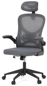 Irodai forgószék hintamechanikával, szürke kárpittal. KA-K2021 GREY