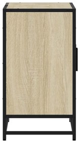 sonoma tölgy szerelt fa fürdőszobai mosdószekrény 90x33x60 cm