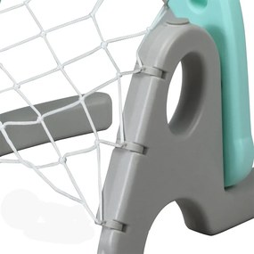 3 az 1-ben állítható magasságú kosárlabda palánk gyűrűdobálóval, kék