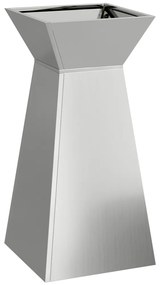 vidaXL Pillér Ültető Ezüst 35 x 35 x 73 cm