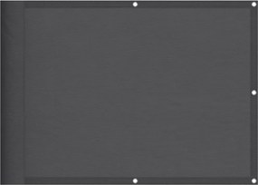vidaXL antracitszürke 100% oxford poliészter erkélyparaván 75 x 800 cm