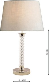 Laura Ashley Louis 3724945-Q Asztali lámpa IP20