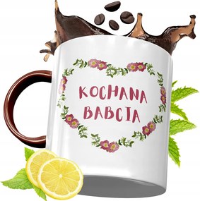 Bordó Bögre Nagymamáknak Születésnapi Ajándék fényképes nyomtatással