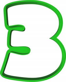 Forma LyukasztĂł SĂŒtemĂ©ny- Ă©s MĂ©zeskalĂĄcsvĂĄgĂł SzĂŒletĂ©snapra SzĂĄm 3 8cm