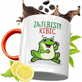 Narancssárga Bögre Szurkolóknak Ajándék fényképes nyomattal