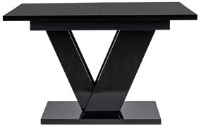 Étkezőgarnitúra 4 db. Székkel. Bővíthető asztal CLARK 120-160 + 4 db. Szürke étkezőszék. ROBIN