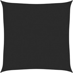 vidaXL fekete HDPE napvitorla 160 g/m² 3,6 x 3,6 m