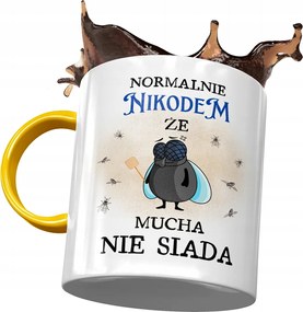 Sárga Bögre Nikodémus Nikosia Kollégák Ajándék Nyomtatott Fotóval