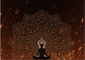 Kép - Meditáció (üvegen) (70x50 cm)