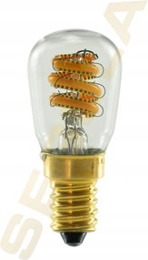 Segula 50411 Led izzó hűtőszekrénybe, lágy, átlátszó, spirál alakú, E14, 2,2 W (9 W) 85 Lm, 1900 K