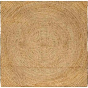 vidaXL Területszőnyegek Négyzet Barna 200 x 200 cm Juta