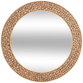 Atmosphera - Fali tükör ANOKI átm. 99 cm Eukaliptusz