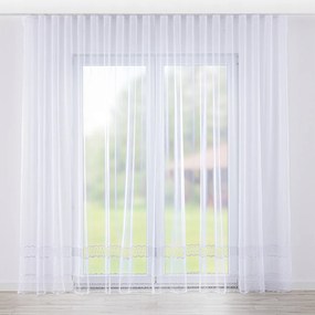 Kész szalagfüggöny wave fátyol 300x245cm fehér