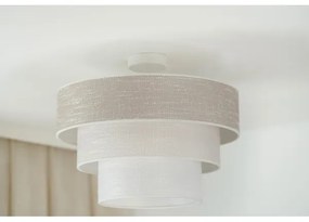 Brilagi - Csillár ALASKA LUNETA 1xE27/15W/230V átm. 45 cm szürke/krémes