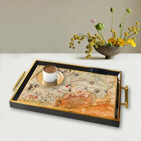 Üveg tálca, 38×24 cm – TPA9903