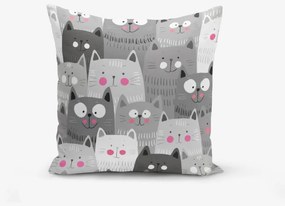 Catty pamutkeverék párnahuzat, 45 x 45 cm - Minimalist Cushion Covers