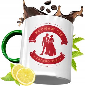 Zöld Bögre Feleség Barátnőjének Ajándék fényképes nyomattal