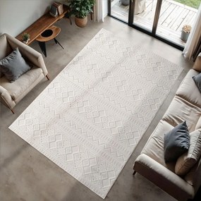 Krémszínű kültéri-beltéri futószőnyeg 80x150 cm Doha 1652 Cream – Ayyildiz Carpets