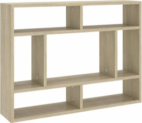 vidaXL sonoma tölgy szerelt fa fali polc 75 x 16 x 55 cm