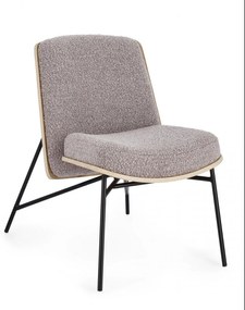 EMERSON design fotel - szürke boucle