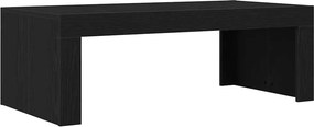 vidaXL Dohányzóasztal Fekete tölgy 102 x 50 x 35 cm Faanyag