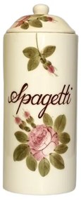 Romantikus rózsás spagettitartó,kerámia,kézzel festett-dia.12x30cm