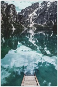 Poszterek 60x90 Tó az Alpokban Hegyek