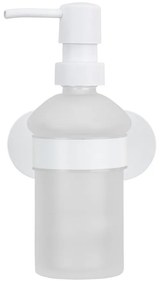 Fehér öntapadós üveg szappanadagoló 200 ml Orea – Wenko