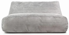 Sötétszürke kordbársony babzsákfotel Sofa Tube 160 – SLOWDOWN