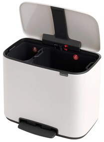 Fehér acél szelektív pedálos szemetes 34 l Bo – Brabantia