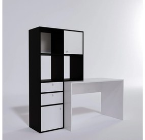 PC asztal Canny (fehér + fekete). 1088636