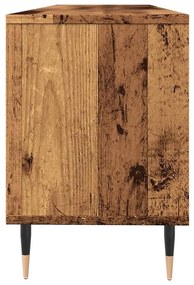 antik fa színű szerelt fa TV-szekrény 150 x 30 x 44,5 cm