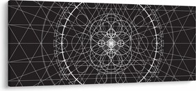 Kép - Óra absztrakciója (120x50 cm)