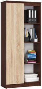 Regál Rehana II (wenge + szonoma tölgy). Akció -14%. 1069804