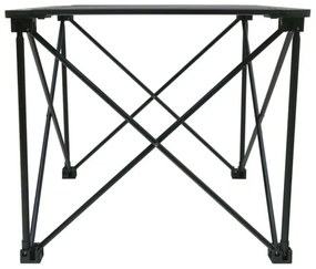 Összecsukható kempingasztal 52x52cm antracit