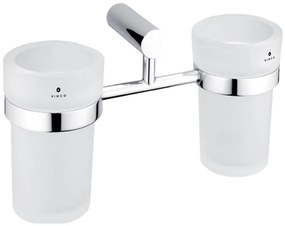 NIMCO BR 11058DW-26 - Fali fogkefetartó BORMO matt üveg/fényes króm