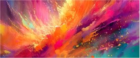 Kép - Dinamikus absztrakció (120x50 cm)