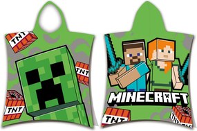 Minecraft TNT strand törölköző poncsó 50x115 cm