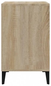 sonoma tölgy színű szerelt fa cipőszekrény 102x36x60 cm