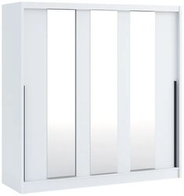 ARIS Gardróbszekrény Fehér Színben 205 cm