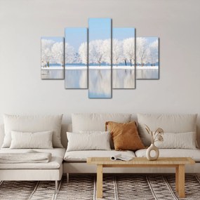 Egy kép egy téli tájról (150x105 cm)